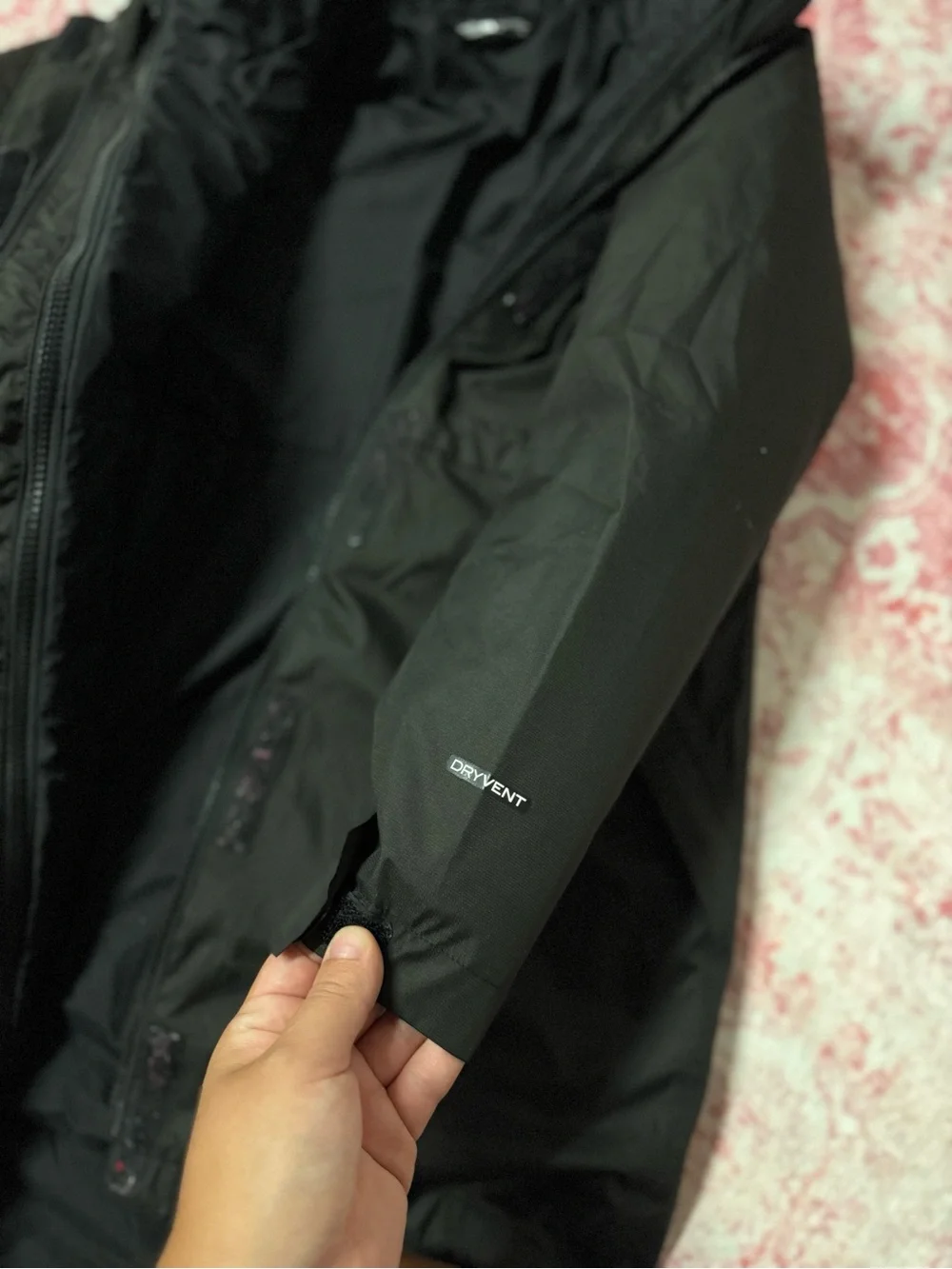 The North Face water resistant